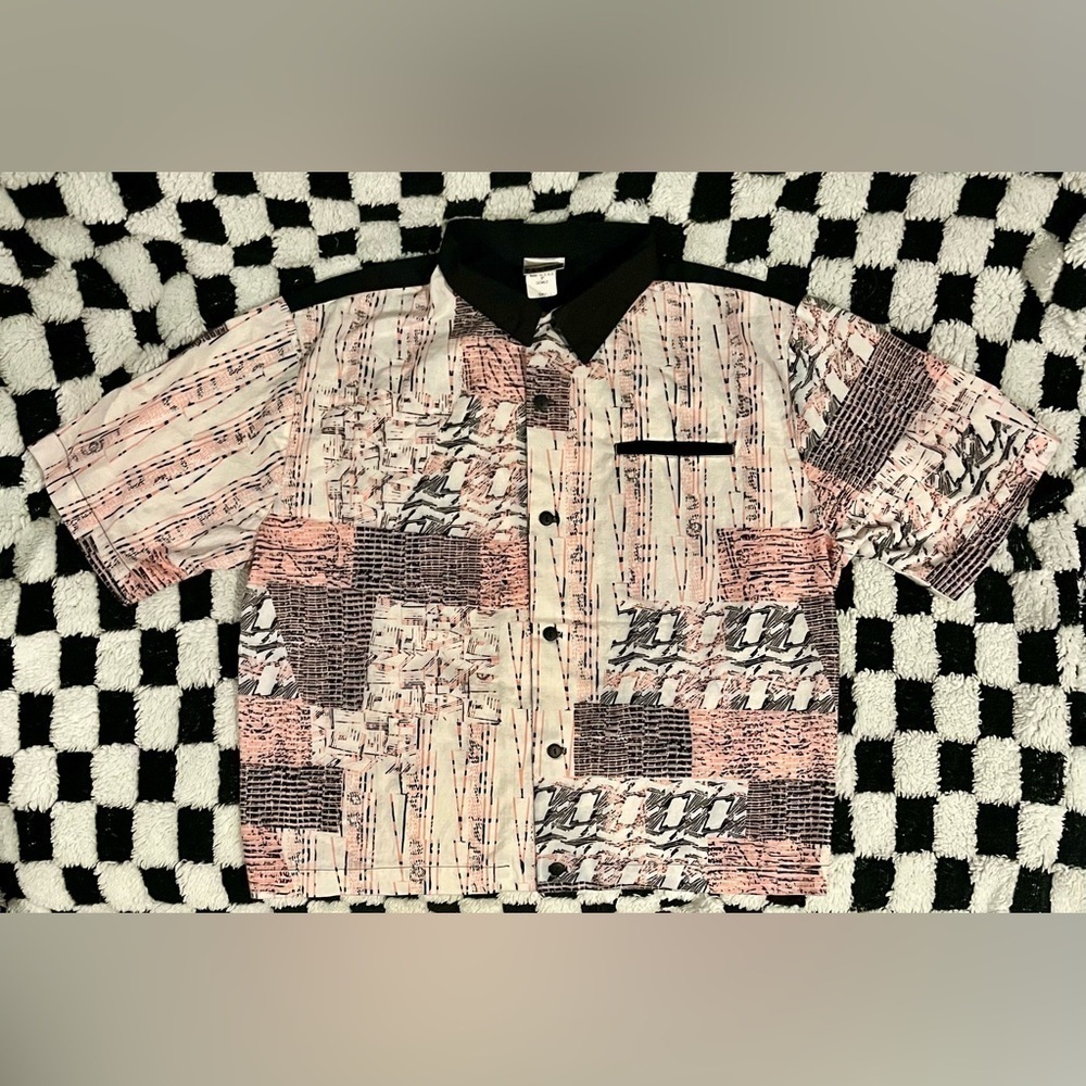 Cat People Retro Button Up Shirt